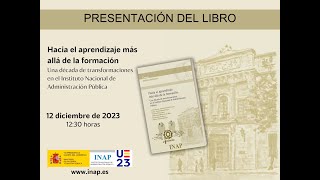 Presentación del libro quotHacia el aprendizaje mas allá de la formaciónquot [upl. by Nivanod50]