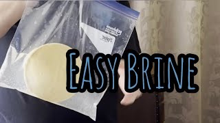 Easy brine for cheesemaking Use less salt How to brine cheese [upl. by Illa]