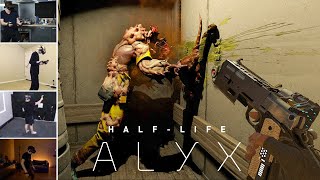 Streamers Getting Scared While Playing HalfLife Alyx Part 4 JumpscaresFunny Moments [upl. by Hocker6]