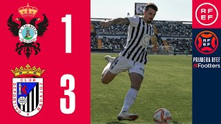 RESUMEN I CF Talavera de la Reina 13 CD Badajoz I PrimeraRFEF I Jornada 24 I Grupo 1 [upl. by Penland]