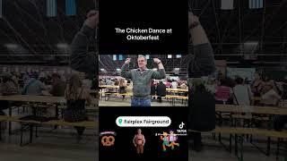 Doing The Chicken Dance at Oktoberfest 🤣 oktoberfest chickendance [upl. by Derr]