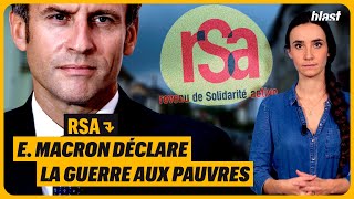 RSA  E MACRON DÉCLARE LA GUERRE AUX PAUVRES [upl. by Anaili]