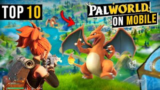 Finally Top 10 REALISTIC SURVIVAL Games Like PALWORLD For Android 2024  High Graphics [upl. by Torrin]