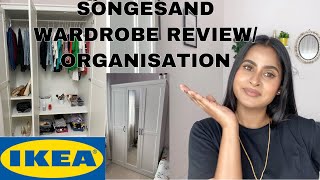 IKEA SONGESAND WARDROBE REVIEW  ORGANIZATION  NAMITA BHARALI [upl. by Ennayhc]