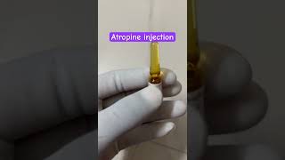 Atropine injection atropine atropineyt iv ivuse [upl. by Araccat]