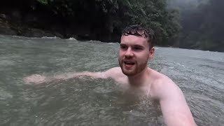 Orangutan Trekking in the Indonesian Rainforest  Bukit Lawang Sumatra 🇮🇩 [upl. by Fayth]