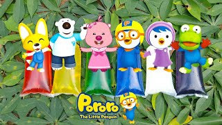 Pororo Finding Colorful Water Pororo Crong Petty Loopy Eddy Poby Harry Rody Tong Tong [upl. by Ainoet]