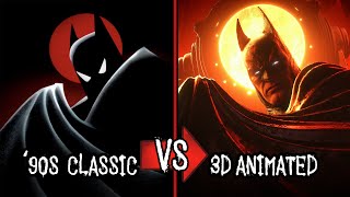 I remade Batmans animated series intro in 3D  Side by side comparison [upl. by Zetnauq]