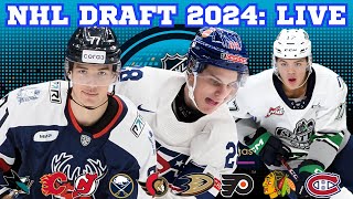 NHL DRAFT 2024 LIVE STREAM [upl. by Atinar]