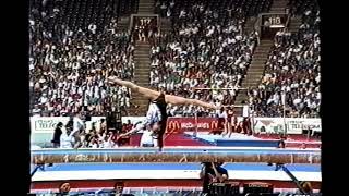 Soviet Union Balance Beam Team Optionals  1991 World Championships [upl. by Gall547]