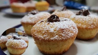 MUFFIN ALLA NUTELLA🧁🍫 Ricetta facile  Patty in Cucina [upl. by Acisseg163]