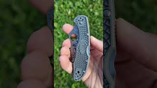 Spyderco Delica 4 Damascus C11PFGD4 Sprint Run [upl. by Maccarthy116]