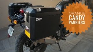 BEST PANNIERS  ORANGE CANDY  FOR ALL BIKES  GET DISCOUNT CODE [upl. by Renaxela]