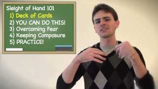 Sleight of Hand 101  The 5 Essentials to Becoming a Card Magician [upl. by Lesley]