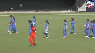 USAC Women U19 National T20 Championship  2024 Red v Blue [upl. by Zephan]