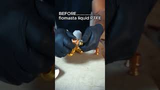 liquid ptfe and a back plate elbow great ad screwfix getconnected flomasta plumbing plumber [upl. by Yuht293]