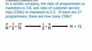 Percents and Ratios Combining Ratios [upl. by Noli]