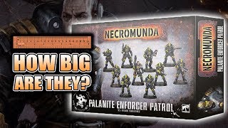 How Big Are The 40k Necromunda Enforcers Unboxing amp Build [upl. by Malita701]