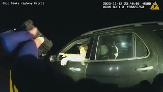 BODYCAM  Driver arrested passenger shot amid chase in Tuscarawas County [upl. by Eseila]