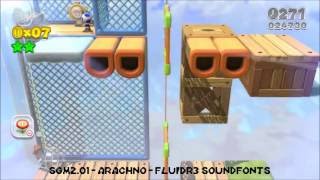 Super Mario 3D World  Chainlink Charge MIDI [upl. by Sabra]