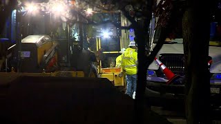 Crews work into night to repair Lynn gas main break [upl. by Cash476]