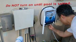 Hayward salt chlorine generator install 2 [upl. by Audre440]