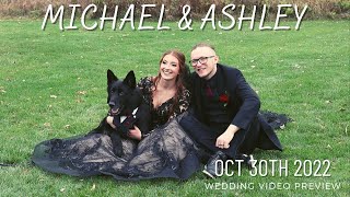 Michael and Ashley Wedding 2022 Preview [upl. by Eelessej]