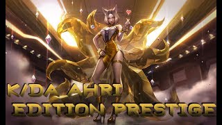 Skin KDA Ahri édition prestige  League of legends FR [upl. by Eerrahs722]