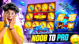 Free Fire NOOB TO PRO ULTRA MAX IN 9 Mins😍😳 Bought Everything From Events Garena Free Fire [upl. by Edie751]