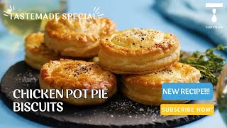 Chicken Pot Pie Biscuits A Handheld Twist on a Beloved Classic [upl. by Anairol]