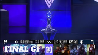 EG vs TL  Game 1  Final LCS 2022 Lock In Playoffs  Evil Geniuses vs Team Liquid G1 full game [upl. by Bremen987]