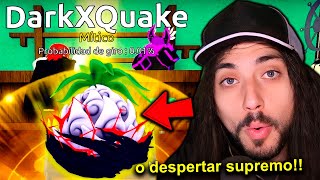 foram 12 HORAS para DESPERTAR a NOVA DARK x QUAKE V2 de 001 na ATUALIZAÃ‡ÃƒO do FRUIT BATTLEGROUNDS [upl. by Morven]