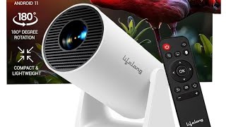 Lifelong light beam smart projector for home 4k support unboxing and usage [upl. by Annavaj736]