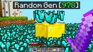 I Added Random amp Multiplied Generators In Minecraft Bedwars [upl. by Dylana]