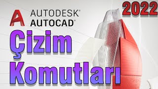 AutoCAD 2022  Çizim Komutları [upl. by Bradshaw]