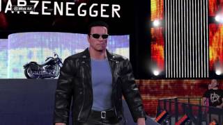 WWE 2K16 Terminator T2 Entrance Xbox OnePS4 [upl. by Ikceb768]