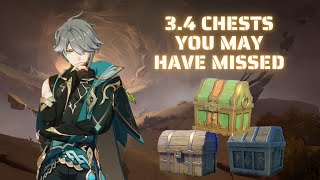 Genshin Impact 34  CHESTS YOU MAY HAVE MISSED in Desert of Hadramaveth  with Walkthrough [upl. by Damalus]