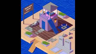 A new isometric perspective piece based off the song Brand new colony by The Postal Service [upl. by Jaymie]