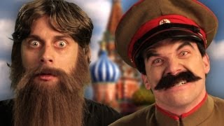 Rasputin vs Stalin Epic Rap Battles of History [upl. by Neyu697]