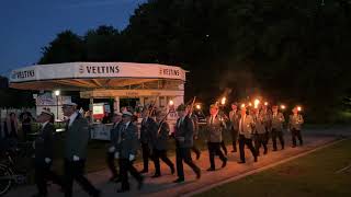 Großer Zapfenstreich SV Iburg von 1869 eV 2024 Einmarsch [upl. by Bailie]