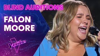 Falon Moore Performs Kelly Clarksons Piece By Piece  The Blind Auditions  The Voice Australia [upl. by Obeng451]