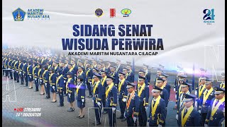 SIDANG SENAT WISUDA PERWIRA AKADEMI MARITIM NUSANTARA CILACAP TH 2024 [upl. by Ecirahs]