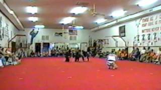 Open House 2003 Soldier and Ninja Fight Scene Skit Ray Rice Martial Arts [upl. by Robenia]