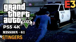 GTA V  MISSION 61  STINGERS  PS5 [upl. by Relyk]