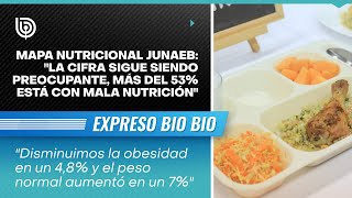 Mapa nutricional Junaeb quotLa cifra sigue siendo preocupante más del 53 está con mala nutriciónquot [upl. by Yenduhc]