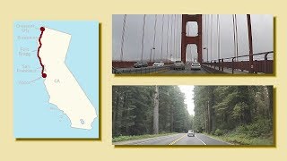 Aptos to Crescent City CA  A Complete Real Time Road Trip [upl. by Urbana]