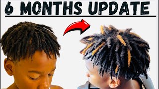 6 months Starter loc UpdateMen Short HairLoc take down [upl. by Sirahc131]