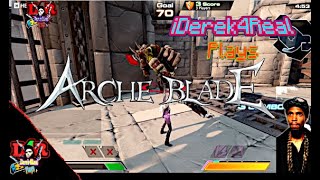 ArcheBlade Gameplay  iDerek4Real Plays  Training amp Online Match  Arche Blade [upl. by Adnamor]