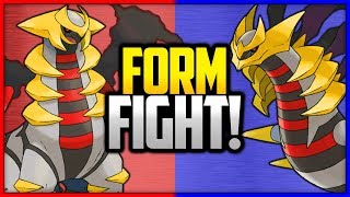 Giratina Altered vs Origin  Pokémon Form Fight Legendary [upl. by Anelaj164]