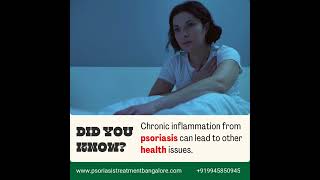 Chronic inflammation from psoriasis can lead to other health issues psoriasis inflammation [upl. by Gareth677]